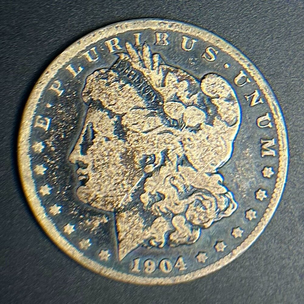 Stunning 1904-S MORGAN S$1 Silver Dollar - RARE San Francisco Mint Coin - USA